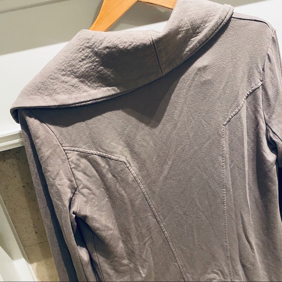 HELMUT LANG Brown Villous Asymmetrical Jacket - Picture 10 of 13